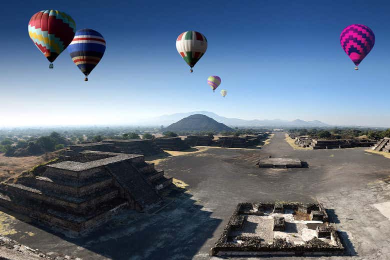 Paseo En Globo Sobre Teotihuac N Desde Ciudad De M Xico