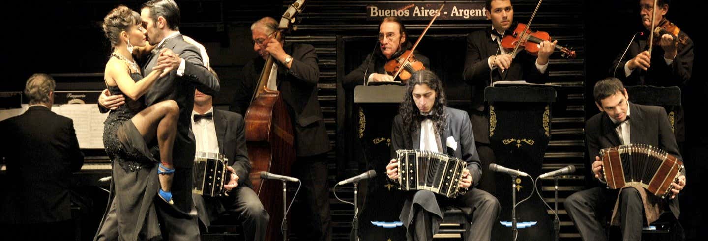 Espetáculo de tango em La Ventana