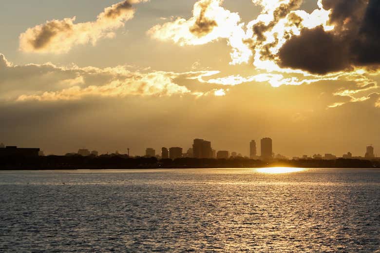 Sunset Boat Tour Along The River Plate Buenos Aires