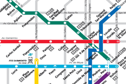 Mappa del Subte di Buenos Aires