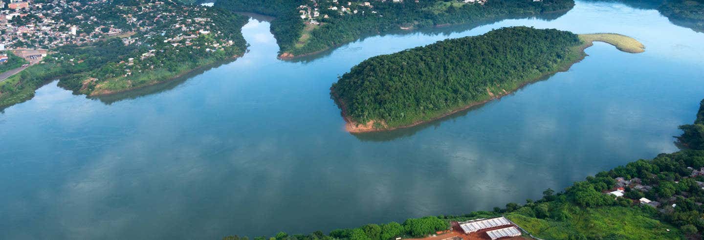 Balade en bateau sur les rivières Paraná et Iguazú