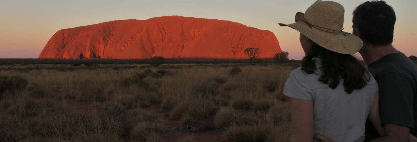 Excursion au parc national d'Uluru-Kata Tjuta au coucher de soleil