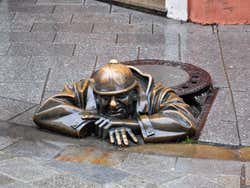 Bratislava, estatua callejera