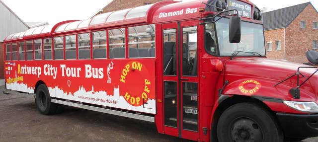 Ônibus turístico da Antuérpia