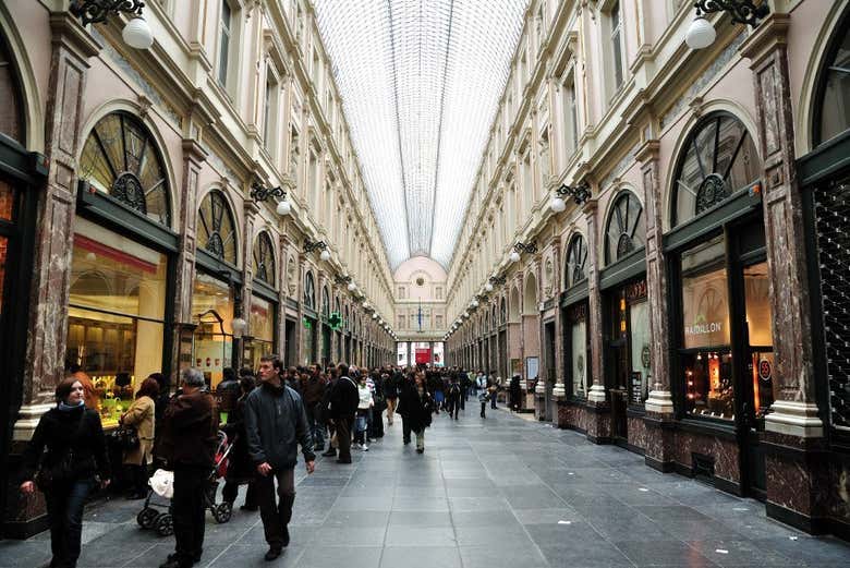 Resultado de imagen para bruselas galerias reales saint hubert