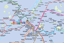 Plano de autobuses nocturnos de Bruselas