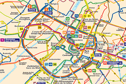 Plano de transporte de Bruselas