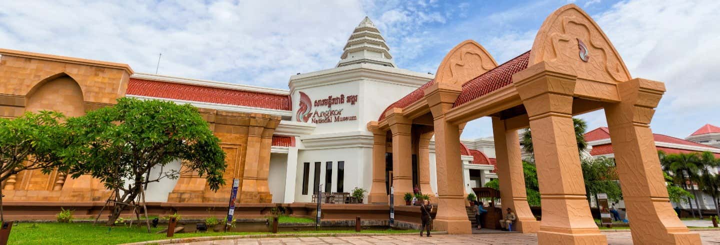 Entrada al Museo Nacional de Angkor