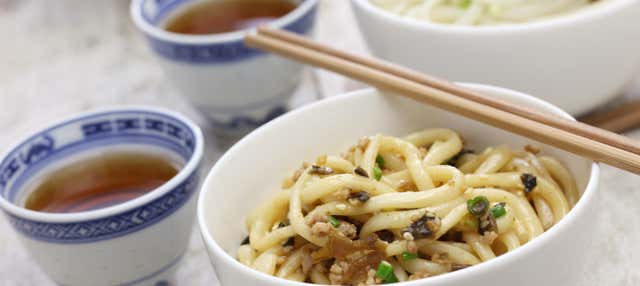 Aula de culinária chinesa