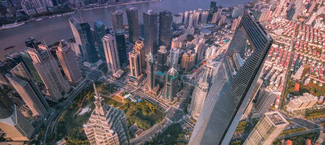 Entrada al Shanghai World Financial Center