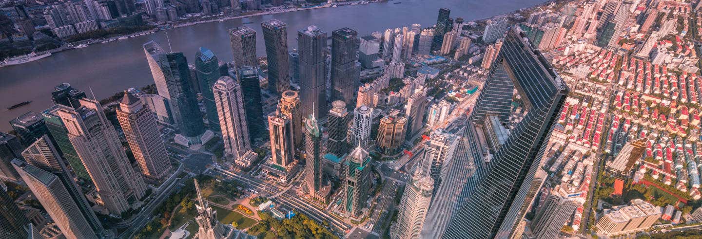 Entrada al Shanghai World Financial Center
