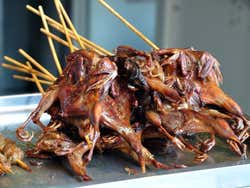 Brochetas de pollo