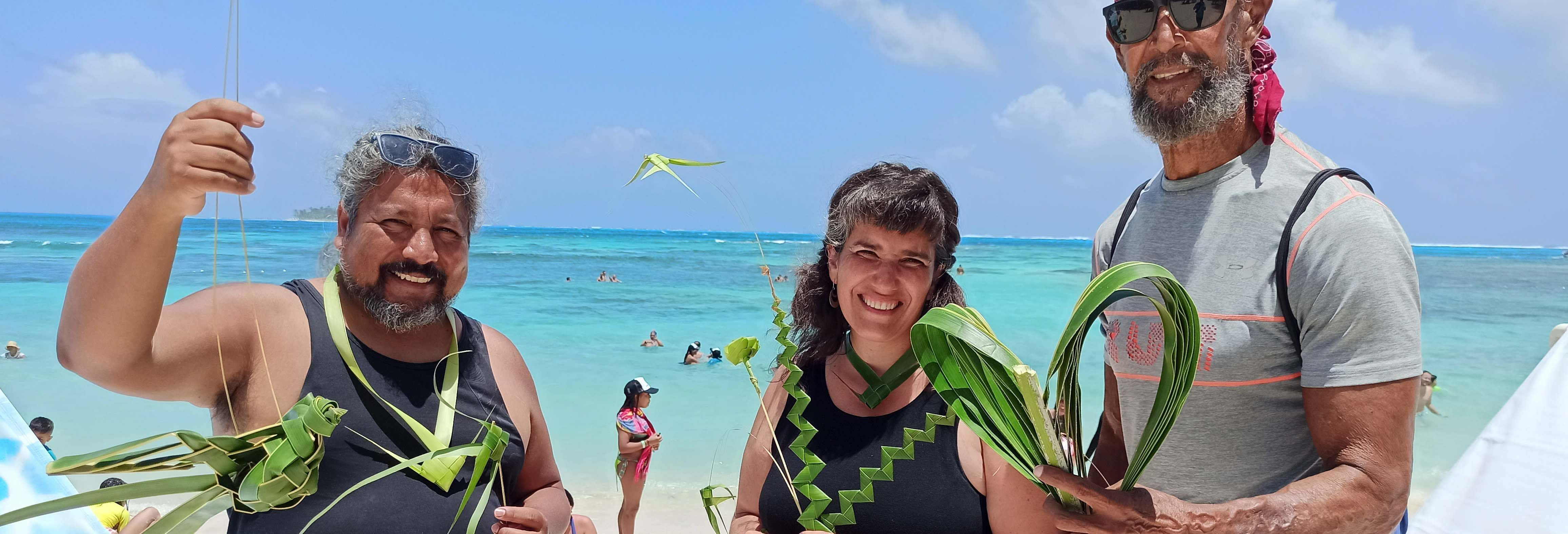 Taller de artesanía en San Andrés
