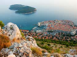 Vue de Dubrovnik depuis le téléphérique