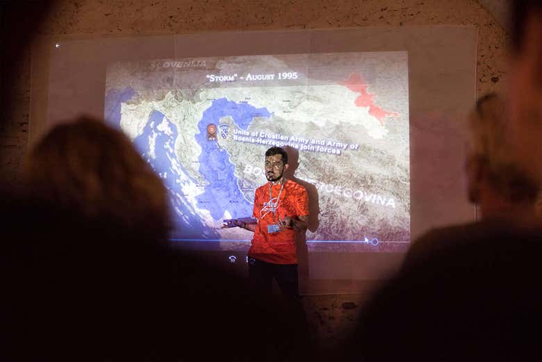 Presentación multimedia en el museo