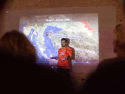 Presentación multimedia en el museo
