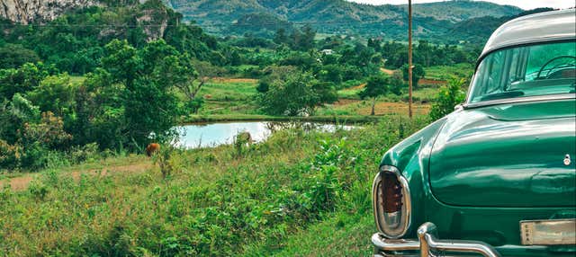 Viñales Valley by Classic Car