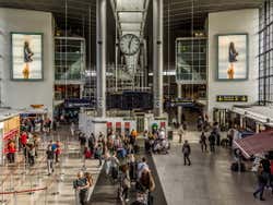 Hall do aeroporto de Copenhague