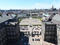 Vista da torre do Christiansborg