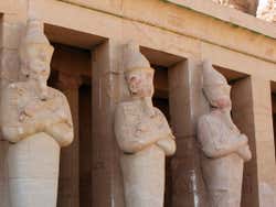 Sculture del tempio di Hatshepsut