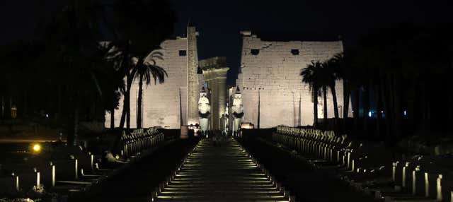 Espectáculo de luz y sonido en el Templo de Karnak