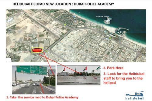 Punto de encuentro Heli Dubai