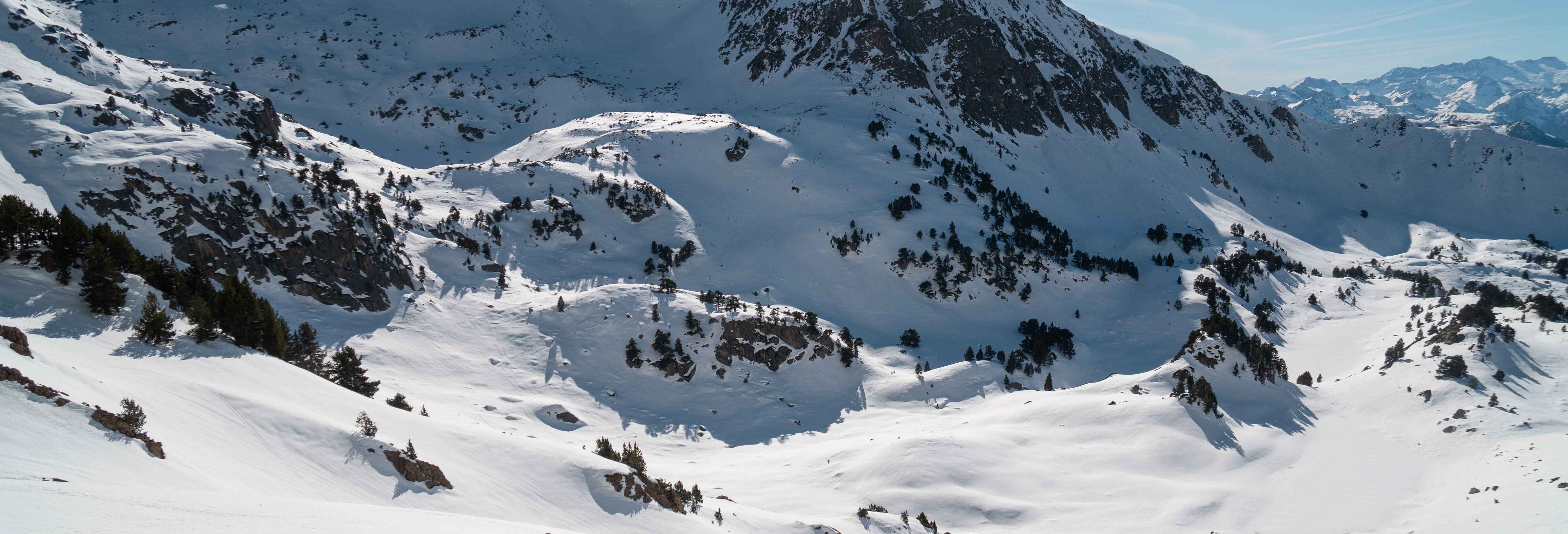 Paseo con raquetas de nieve por Baqueira Beret