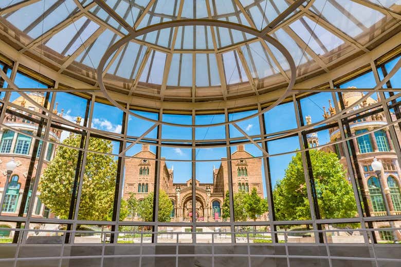 Arquitetura modernista do complexo Sant Pau