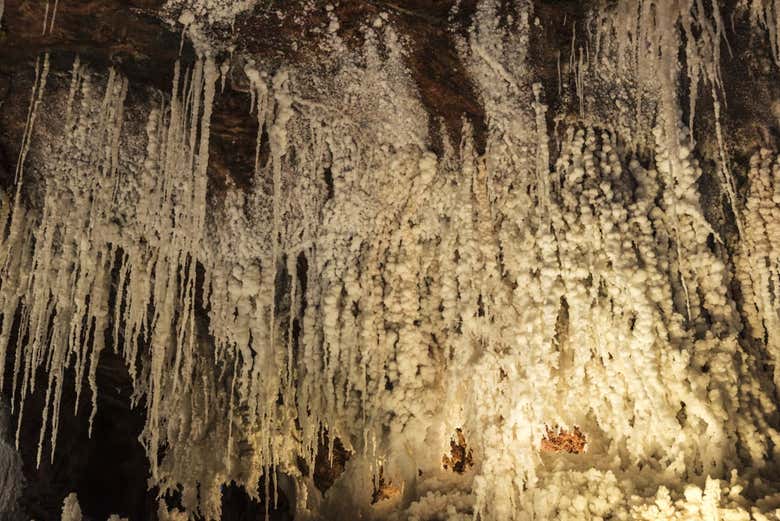 Interior das minas de sal