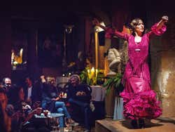 Espetáculo de flamenco no Born