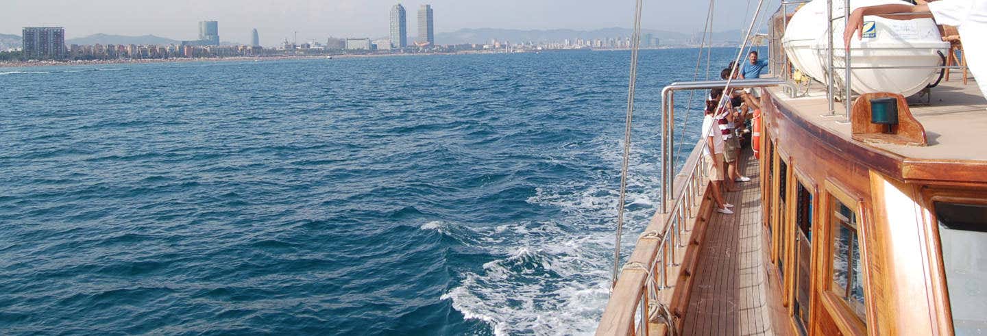 Passeio de escuna por Barcelona