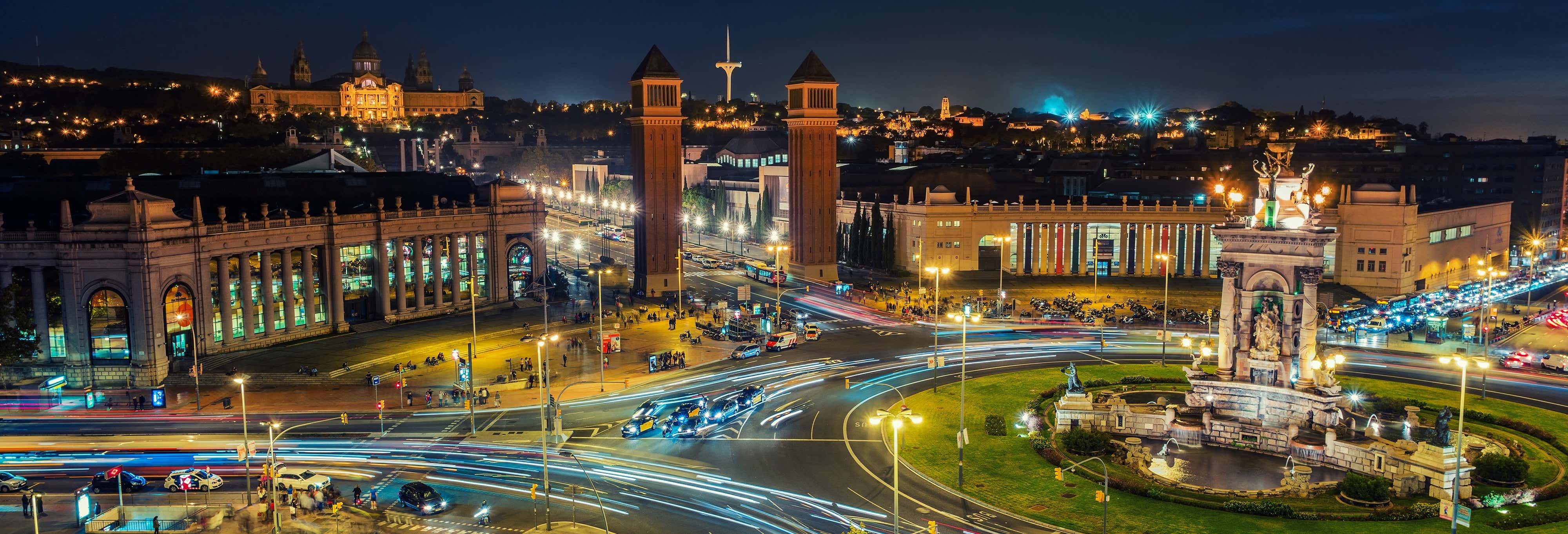Tour serale di Barcellona e Font màgica di Montjuïc