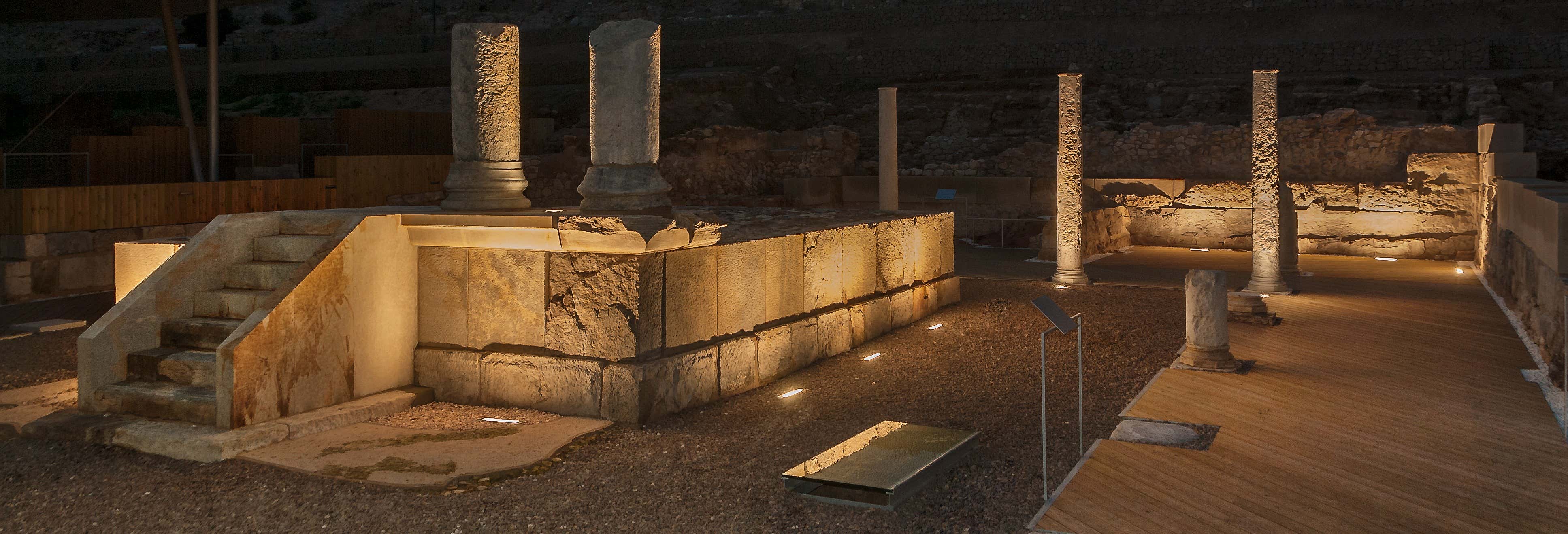Entrada al Museo Foro Romano de Cartagena