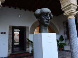Busto de Manolete en el Museo Taurino