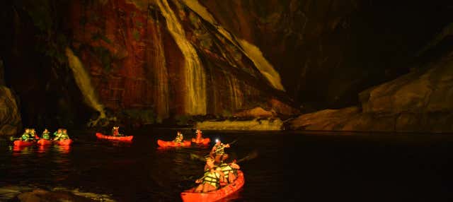 Tour nocturno en kayak por la cascada de Ézaro