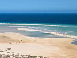 Vista aérea de la playa