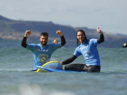 Curso de surf em Las Canteras