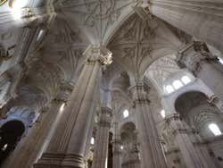 Arcos do teto da Catedral de Granada