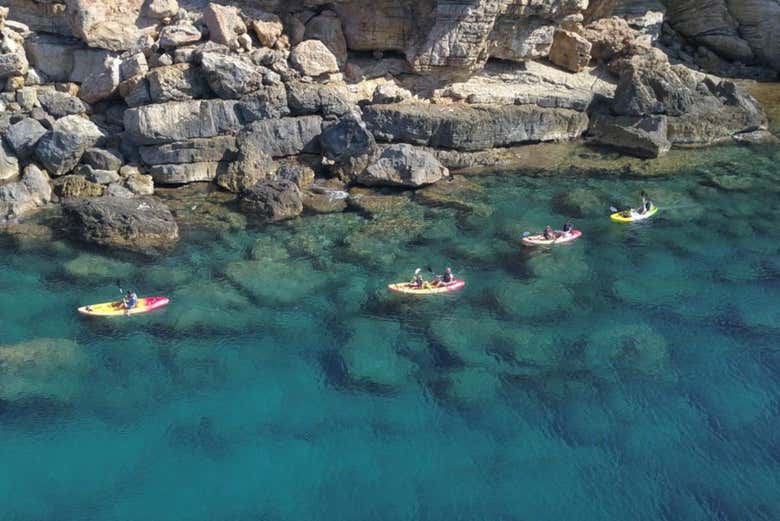 Kayak à Ibiza