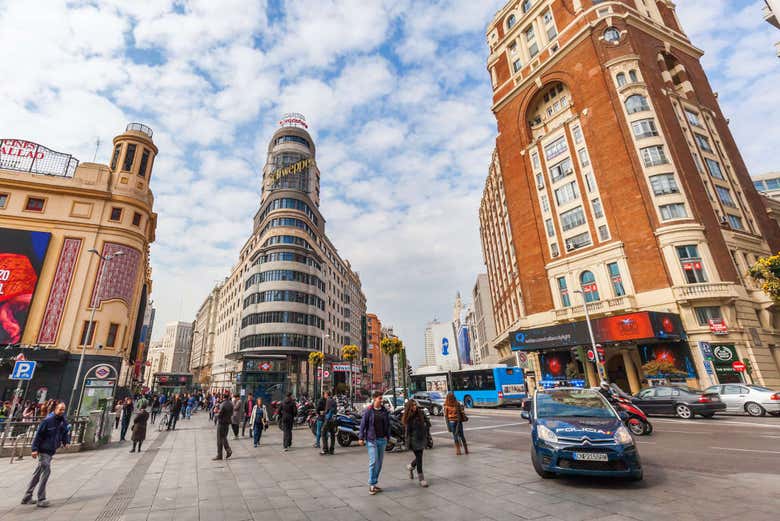 Edificio Telefonica Madrid La Casa De Papel
