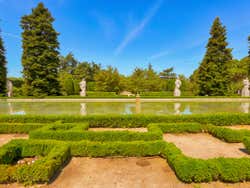 Os jardins do Palacio Real