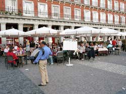 Plaza Mayor, artista de rua