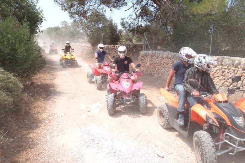Percorrendo Mallorca de quadriciclo