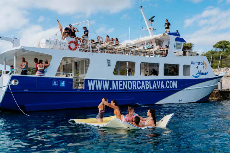 Navegando por aguas de Menorca