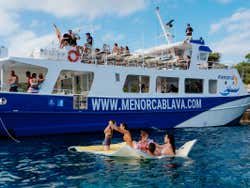 Navegando por aguas de Menorca