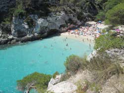 Vista de la Cala'n Turqueta