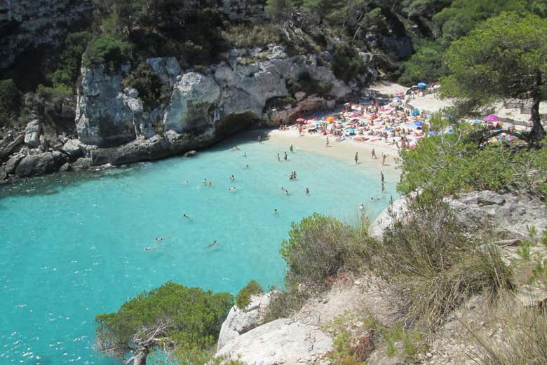 Vista de la Cala'n Turqueta