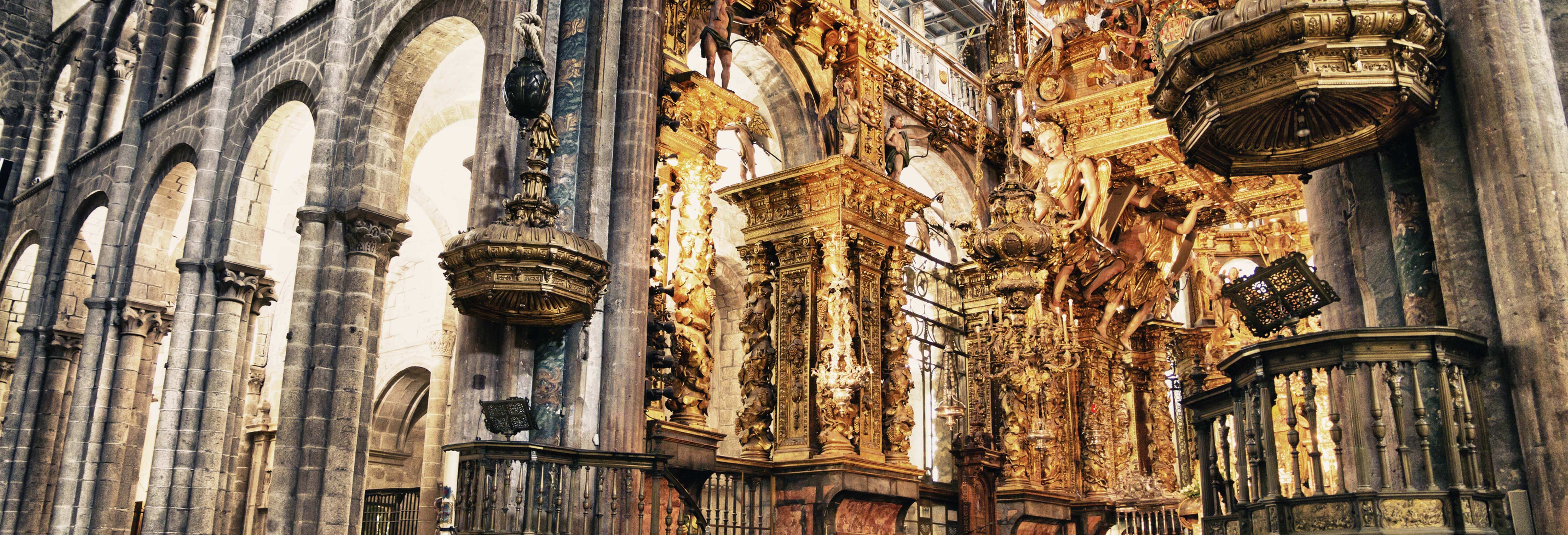 Visita guiada pela catedral de Santiago e seu museu