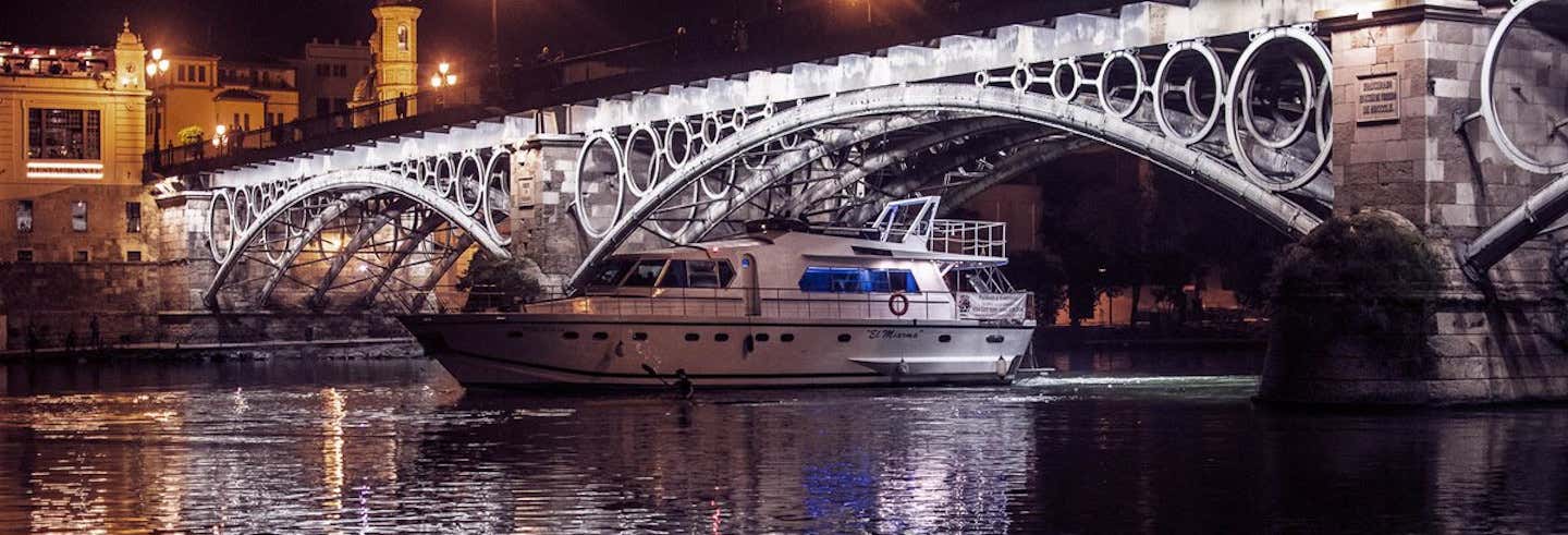 Crucero lujo con cena por Sevilla