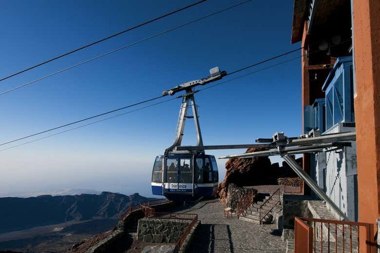 Estação do teleférico no cume do Teide